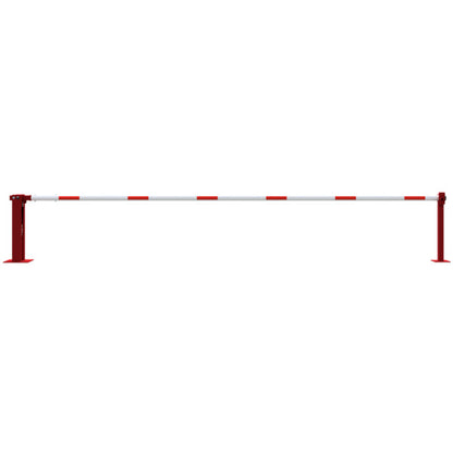 Handschranke mit Gasdruckfeder und festem Auflagepfosten