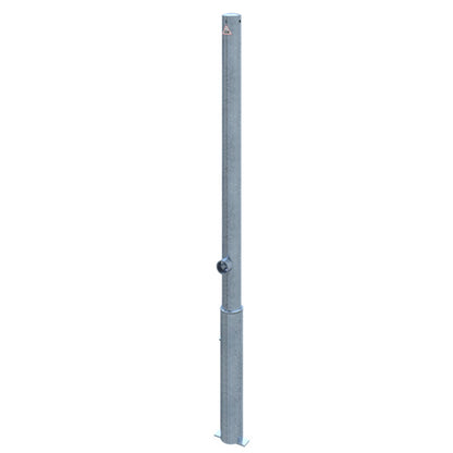 Absperrpfosten Stahlrohr Ø 60 x 2,5 mm herausnehmbar mit Dreikantverschluss