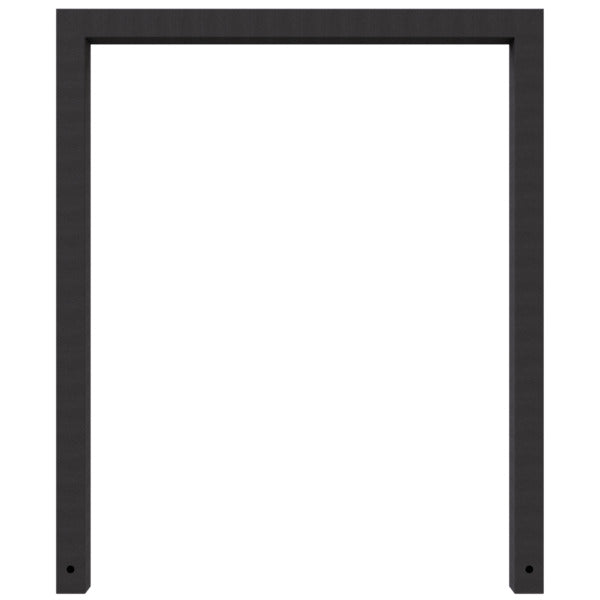 Anlehnbügel aus Stahlrohr Rechteckrohr 60 x 60 mm
