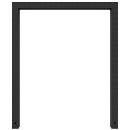 Anlehnbügel aus Stahlrohr Rechteckrohr 60 x 60 mm