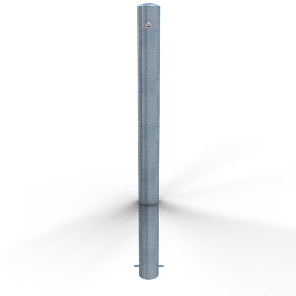 Absperrpfosten Stahlrohr Ø 102 x 2,9 mm ortsfest zum Einbetonieren
