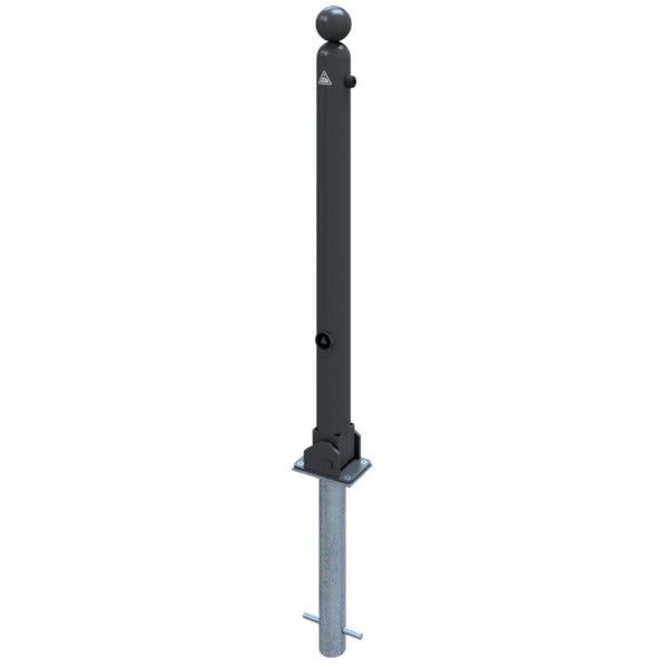 Absperr-Stilpfosten Serie 478B Ø 76 mm