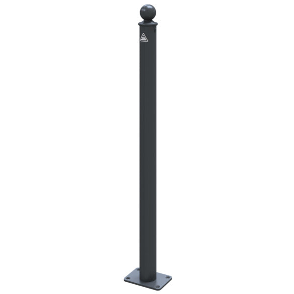 Absperr-Stilpfosten Serie 465B Ø 60 mm