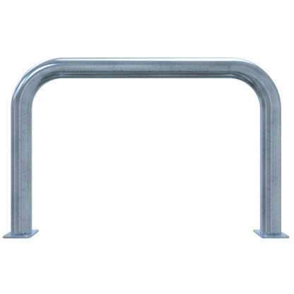 Rammschutzbügel Ø 76 x 2,6 mm ohne Querholm für Dübelbefestigung