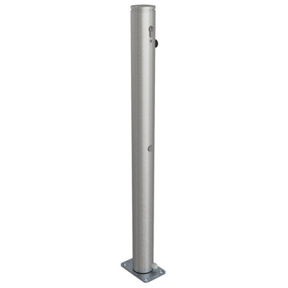 Edelstahlpfosten Ø 76 mm mit Ziernut