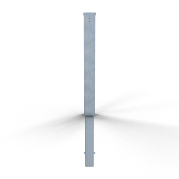 Absperrpfosten Stahlrohr 100 x 100 x 3 mm herausnehmbar mit Profilzylinderschloss