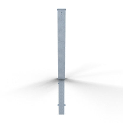 Absperrpfosten Stahlrohr 100 x 100 x 3 mm herausnehmbar mit Profilzylinderschloss