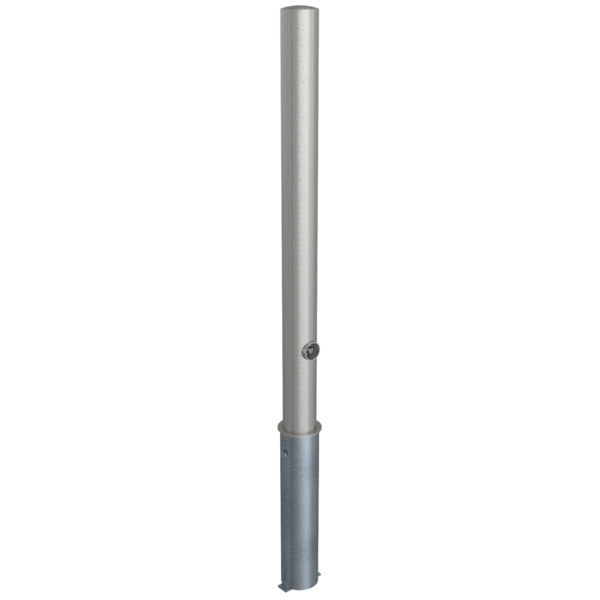 Edelstahlpfosten Ø 76 mm ohne Ziernut
