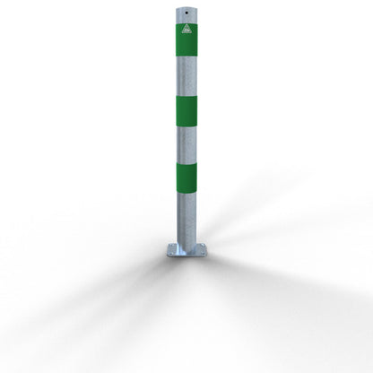 Absperrpfosten als E-Ladesäulenschutz