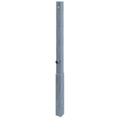 Absperrpfosten 70 x 70 mm herausnehmbar mit Dreikantverschluss