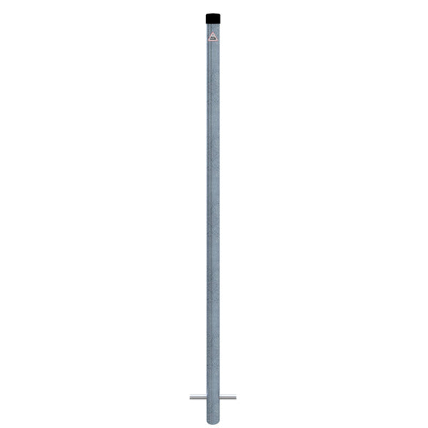 Absperrpfosten Stahlrohr Ø 42 x 2,5 mm ortsfest zum Einbetonieren