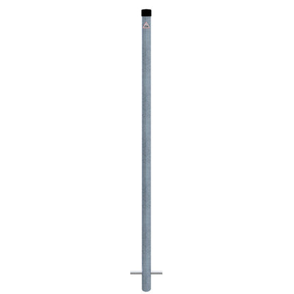 Absperrpfosten Stahlrohr Ø 42 x 2,5 mm ortsfest zum Einbetonieren