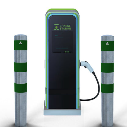 Rammschutzpoller als E-Ladesäulenschutz