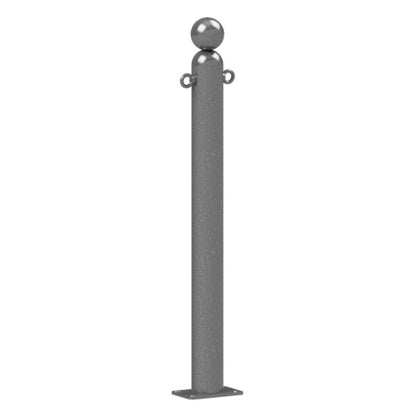 Absperr-Stilpfosten Serie 478B Ø 76 mm