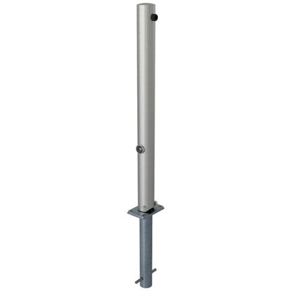 Edelstahlpfosten Ø 76 mm ohne Ziernut