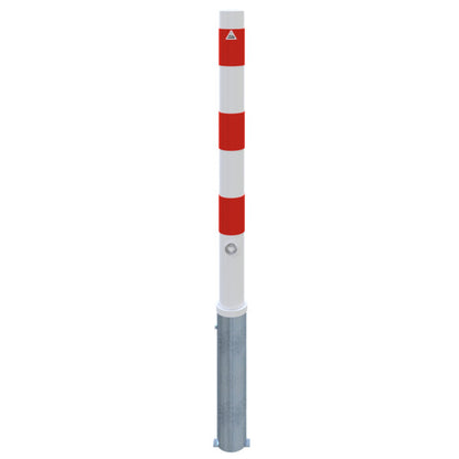 Absperrpfosten Stahlrohr Ø 76 x 2,6 mm herausnehmbar mit Dreikantverschluss