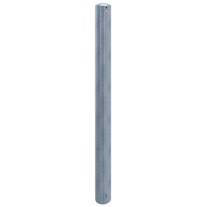 Absperrpfosten Stahlrohr Ø 108 x 2,9 mm ortsfest zum Einbetonieren