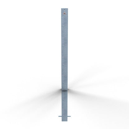 Absperrpfosten 70 x 70 mm ortsfest zum Einbetonieren