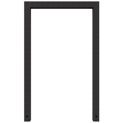 Anlehnbügel aus Stahlrohr Rechteckrohr 60 x 60 mm
