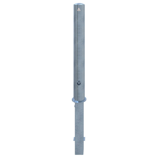 Absperrpfosten Stahlrohr Ø 108 x 2,9 mm herausnehmbar mit Dreikantverschluss