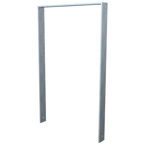 Anlehnbügel aus Flachstahl 80 x 12 mm