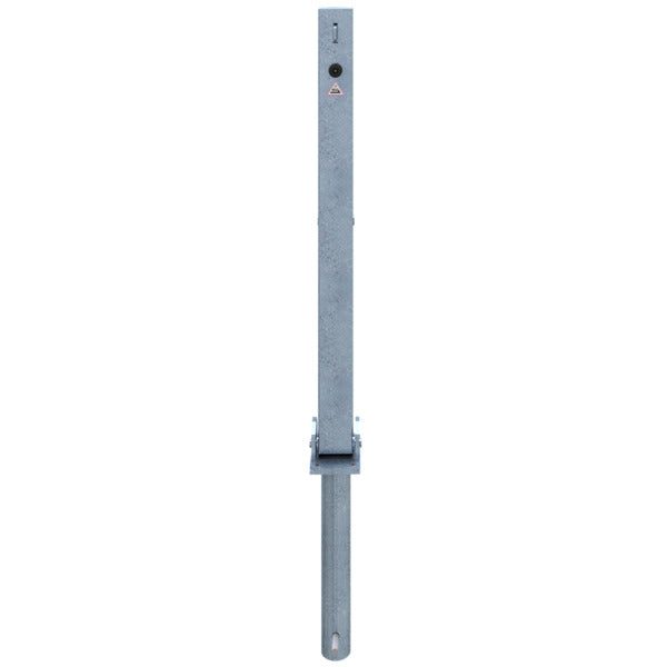 Absperrpfosten 70 x 70 mm umlegbar für Vorhangschloss
