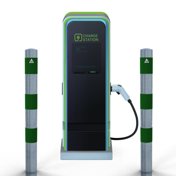 Absperrpoller als E-Ladesäulenschutz