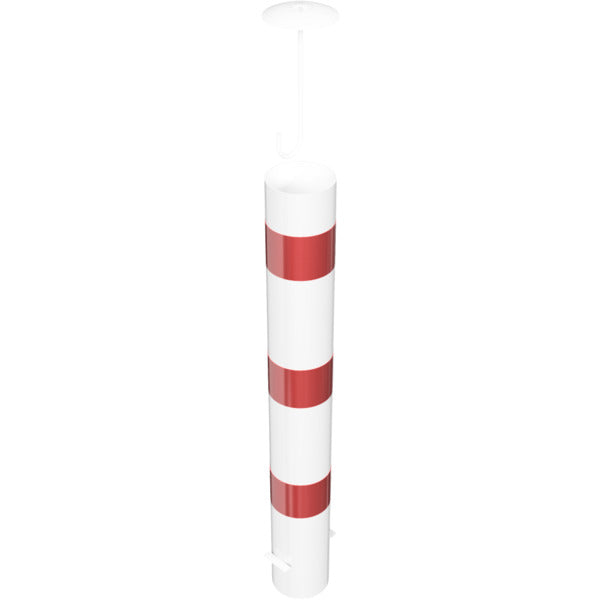 Absperrpoller Stahlrohr Ø 152 x 3,2 mm ortsfest zum Einbetonieren