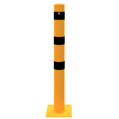 Absperrpoller Stahlrohr Ø 152 x 3,2 mm ortsfest zur Dübelbefestigung