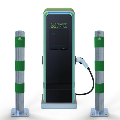 Absperrpoller als E-Ladesäulenschutz