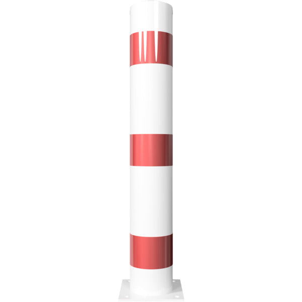 Absperrpoller Stahlrohr Ø 152 x 3,2 mm ortsfest für Dübelbefestigung