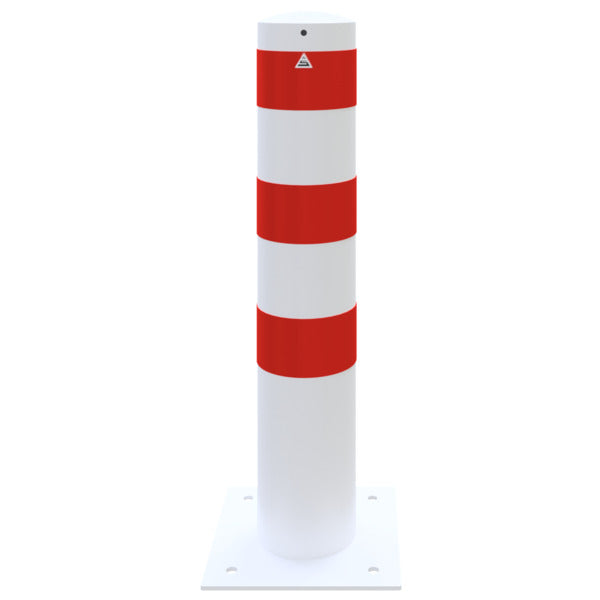Absperrpoller Stahlrohr Ø 193 x 3,6 mm ortsfest für Dübelbefestigung