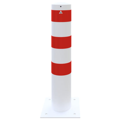 Absperrpoller Stahlrohr Ø 193 x 3,6 mm ortsfest für Dübelbefestigung