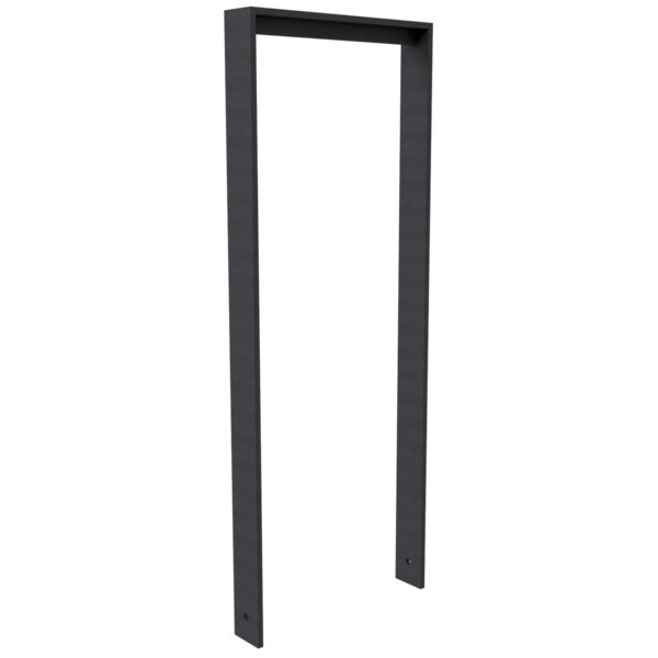Anlehnbügel aus Flachstahl 80 x 12 mm mit Unterzug