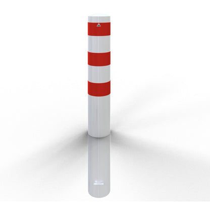 Absperrpoller Stahlrohr Ø 193 x 3,6 mm ortsfest zum Einbetonieren