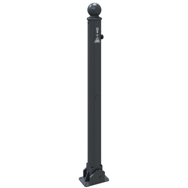 Absperr-Stilpfosten Serie 474B Ø 76 mm
