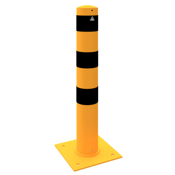 Absperrpoller Stahlrohr Ø 152 x 3,2 mm ortsfest zur Dübelbefestigung