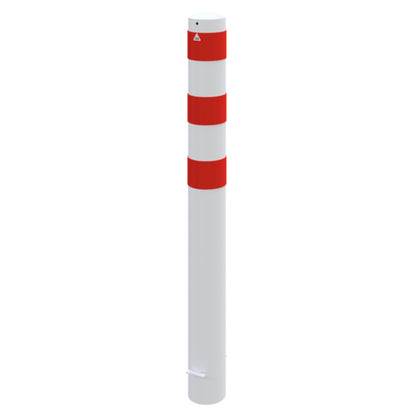 Absperrpoller Stahlrohr Ø 152 x 3,2 mm ortsfest zum Einbetonieren