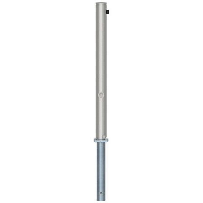 Edelstahlpfosten Ø 76 mm mit Ziernut