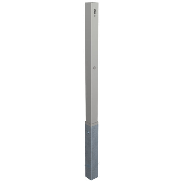 Edelstahlpfosten 70 x 70 mm