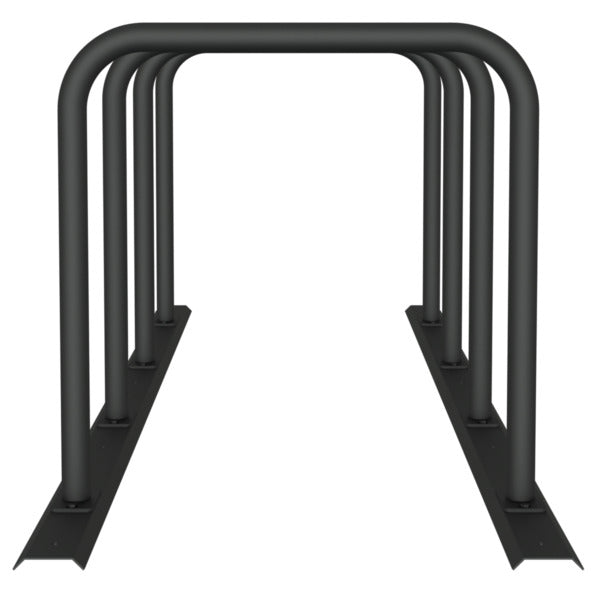 Fahrradanlehnbügel Reihenanlage Stahlrohr Ø 48 mm