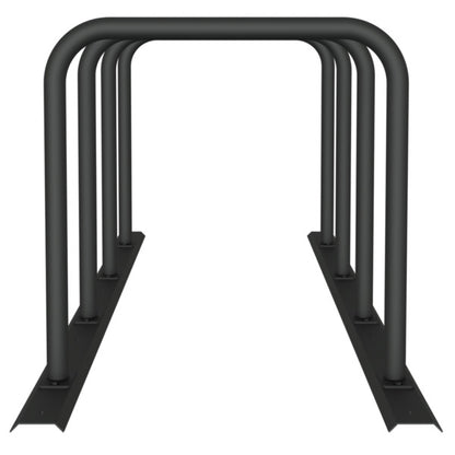 Fahrradanlehnbügel Reihenanlage Stahlrohr Ø 48 mm