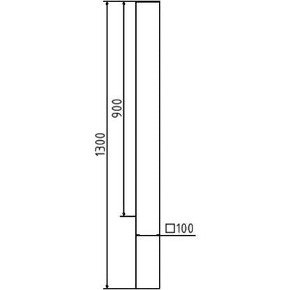 Stilpoller Serie 4075B 100 x 100 mm