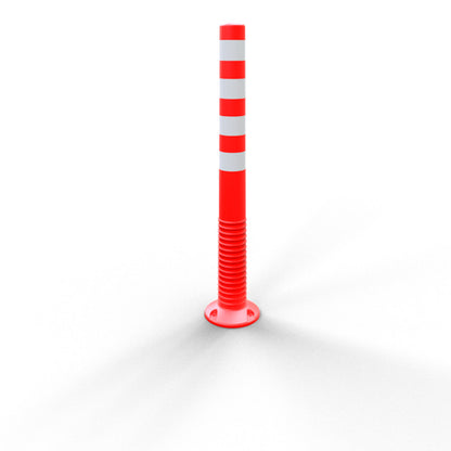 Flexipfosten rot / weiß Ø 80 mm