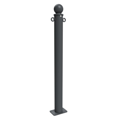 Absperr-Stilpfosten Serie 474B Ø 76 mm