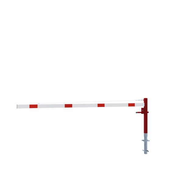 Drehschranke mit Seilzugverstärkung