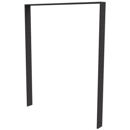 Anlehnbügel aus Flachstahl 80 x 12 mm