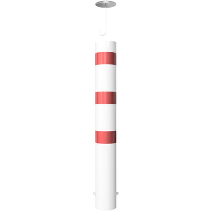 Absperrpoller Stahlrohr Ø 193 x 3,6 mm ortsfest zum Einbetonieren