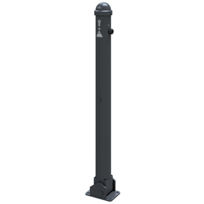 Absperr-Stilpfosten Serie 477B Ø 76 mm
