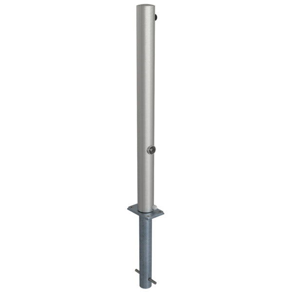 Edelstahlpfosten Ø 76 mm ohne Ziernut